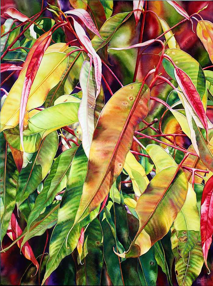 Summer Red 2 by Pat Hall | Lethbridge Gallery